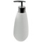 Soap Dispenser Made From Thermoplastic Resins and Stone in White Finish